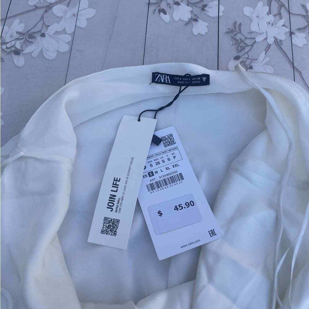 Zara Cream Halter Slip Dress - Picture 5 of 6
